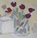 Load image into Gallery viewer, Mid Century Original Still Life Oil Painting of Tulips From Sweden
