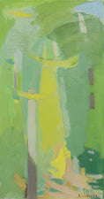 Load image into Gallery viewer, Mid Century Original Landscape Oil Painting from Sweden By E Persson
