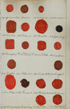 Heraldic Wax Seals From Sweden