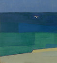 Load image into Gallery viewer, Mid Century Art Coastal Oil Painting from Sweden 1952
