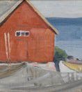 Load image into Gallery viewer, Original Oil Painting Vintage Mid Century From Sweden by V Sjöholm
