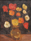 Original Still Life Floral Oil Painting Sweden