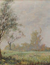 Original Antique Landscape Oil Painting from Sweden