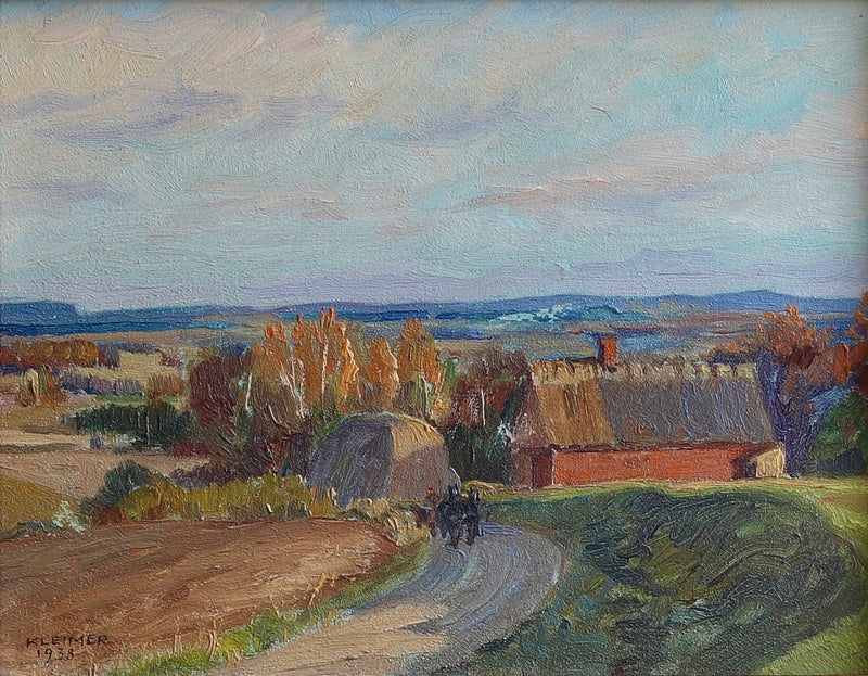 Vintage Oil Painting From Sweden by A Kleimer 1938