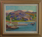 Oil Painting Vintage Mid Century From Sweden By G Hellsing