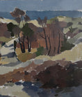 Load image into Gallery viewer, Vintage Art Room Original Landscape Oil Painting from Sweden
