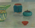 Load image into Gallery viewer, Swedish Vintage Mid Century Art Still Life Oil Painting
