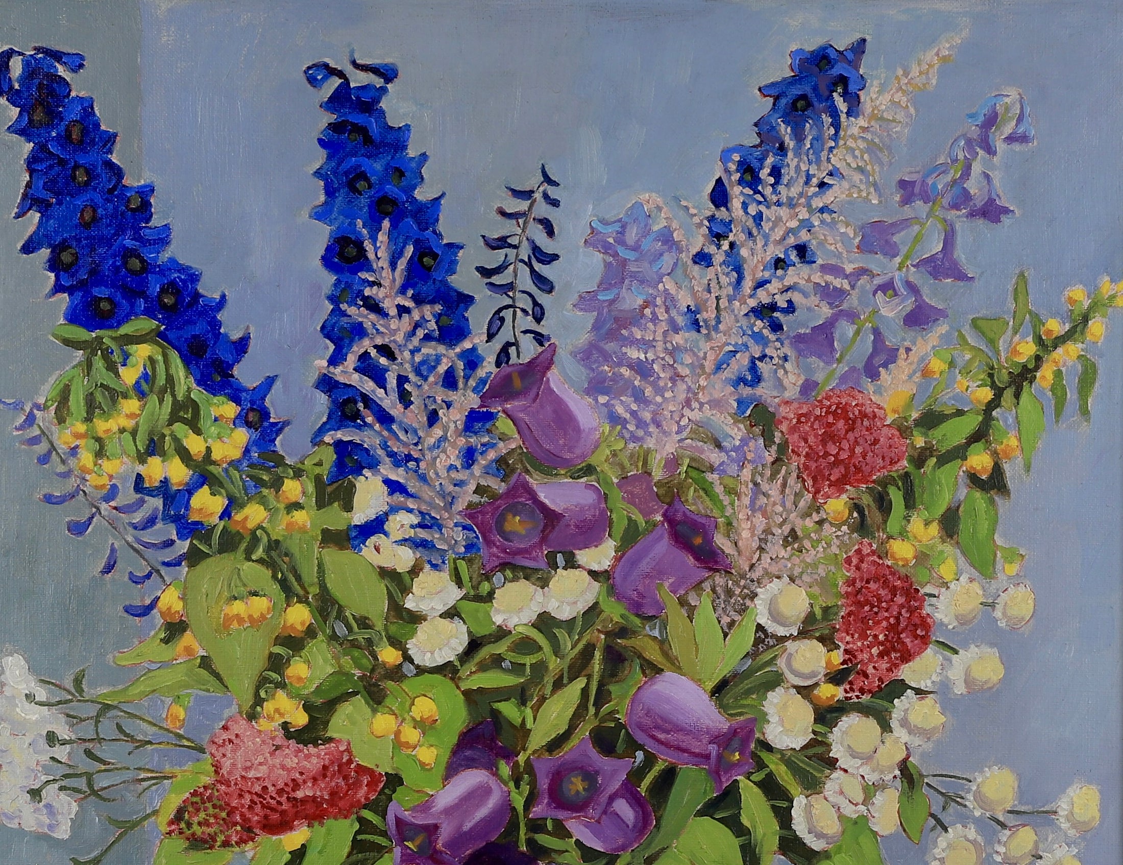 RESERVED SC Vintage Art Still Life Original Oil Painting From Sweden K Runert