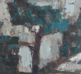 Load image into Gallery viewer, Mid Century Vintage Art Abstract Oil Painting From Sweden 1961
