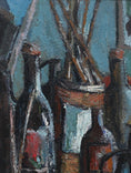 Load image into Gallery viewer, Mid Century Original Still Life Oil Painting From Sweden by K Christensen
