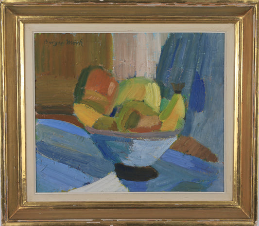 Swedish Vintage Art Still Life Oil Painting