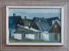 Mid Century Original Coastal Oil Painting From Sweden