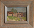 Load image into Gallery viewer, Mid Century Original Vintage Farmhouse Oil Painting from Sweden
