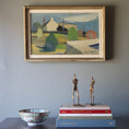 Load image into Gallery viewer, Mid Century Vintage Oil Painting From Sweden By H Cardell 1952
