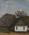 Load image into Gallery viewer, Original Vintage Farmhouse Oil Painting from Sweden
