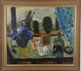 Load image into Gallery viewer, Vintage Art Room Original interior Oil Painting Sweden 1949
