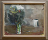 Striking Vintage Art Room Mid Century Still Life Oil Painting