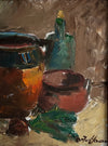 Swedish Vintage Art Still Life Oil Painting A Hansson