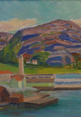 Load image into Gallery viewer, Oil Painting Vintage Mid Century From Sweden By G Hellsing
