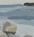 Load image into Gallery viewer, Vintage Art Coastal Oil Painting from Sweden
