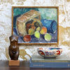 Mid Century Vintage Art Still Life Oil Painting From Sweden