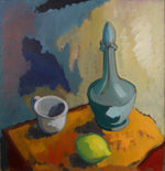 Vintage Mid Century Swedish Art Still Life Oil Painting