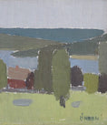 Load image into Gallery viewer, Mid Century Landscape Oil Painting
