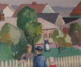 Load image into Gallery viewer, Mid Century Original Vintage Oil Painting from Sweden
