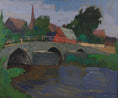 Load image into Gallery viewer, Vintage Art Room Mid Century Original Oil Painting from Sweden
