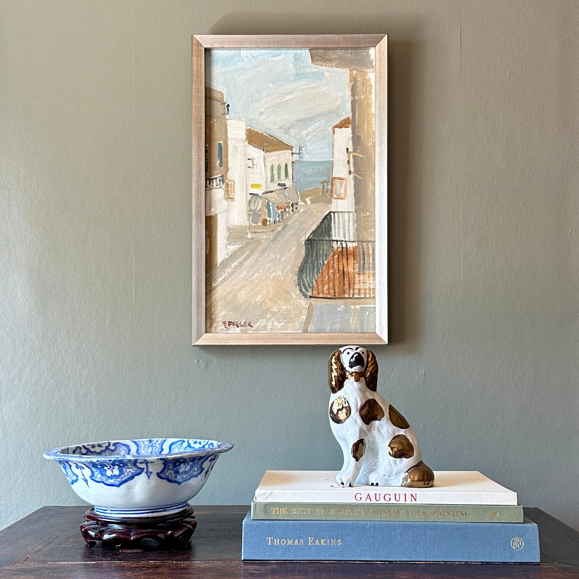 Vintage Oil Painting by G Fogler From Sweden