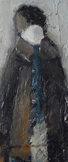 Original Mid Century Figurative Painting From Sweden