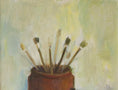 Load image into Gallery viewer, Swedish Vintage Art Still Life Oil Painting by H Larsson

