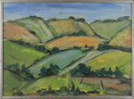 Vintage Art Room Landscape Oil Painting From Sweden