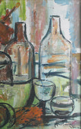 Load image into Gallery viewer, Vintage Mid Century Swedish Art Still Life Oil Painting
