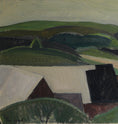 Load image into Gallery viewer, Mid Century Landscape Oil Painting By A Erwö Sweden
