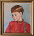 Load image into Gallery viewer, Vintage Art Room Mid Century Portrait Sweden
