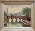 Load image into Gallery viewer, Vintage Art Original Cityscape Oil Painting From Sweden
