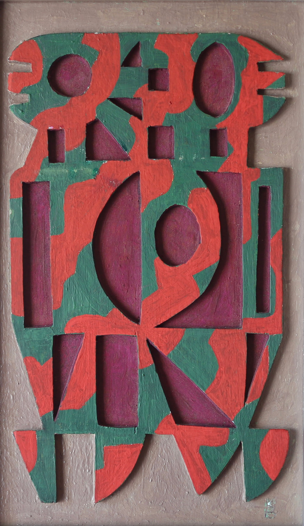 Mid Century Abstract Relief from Sweden