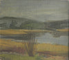 Mid Century Original Landscape Oil Painting From Sweden