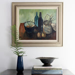 Mid Century Vintage Kitchen Still Life Painting from Sweden