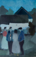 Load image into Gallery viewer, Mid Century Vintage Oil Painting By Listed Artist F Lundqvist
