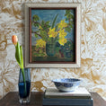 Load image into Gallery viewer, Vintage Art Still Life of Daffodils Original Oil Painting From Sweden
