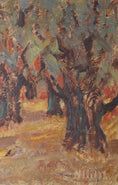 Load image into Gallery viewer, Mid Century Original Landscape Oil Painting From Sweden by A Nilsson
