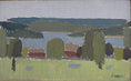 Load image into Gallery viewer, Mid Century Landscape Oil Painting
