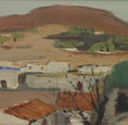 Load image into Gallery viewer, RESERVED Mid Century Oil Painting From Sweden by G Isaksson
