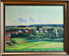 Vintage Art Room Landscape Oil Painting From Sweden