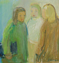 Load image into Gallery viewer, Mid Century Original Vintage Oil Painting from Sweden
