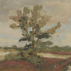 Swedish Mid Century Vintage Art Landscape Oil Painting