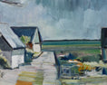 Load image into Gallery viewer, Original Vintage Farmhouse Oil Painting from Sweden
