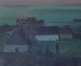 Load image into Gallery viewer, Mid Century Original Landscape Oil Painting from Sweden by E Fährm
